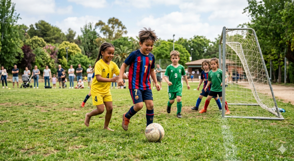 NIÑO DEPORTE FUTBOL