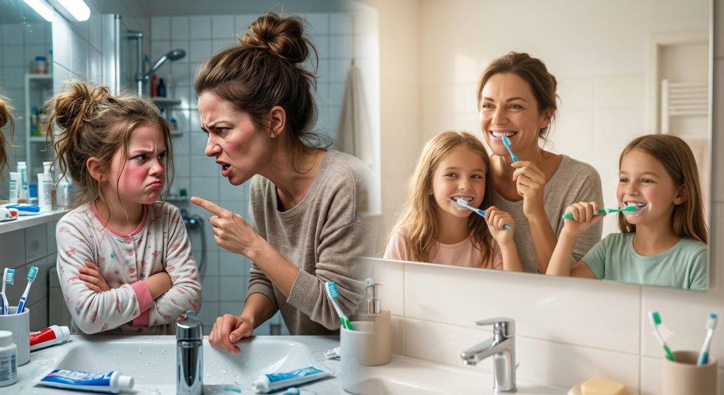 cepillarse los dientes